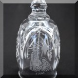 G19. Waterford Crystal 1996 bicentennial bell. - $18